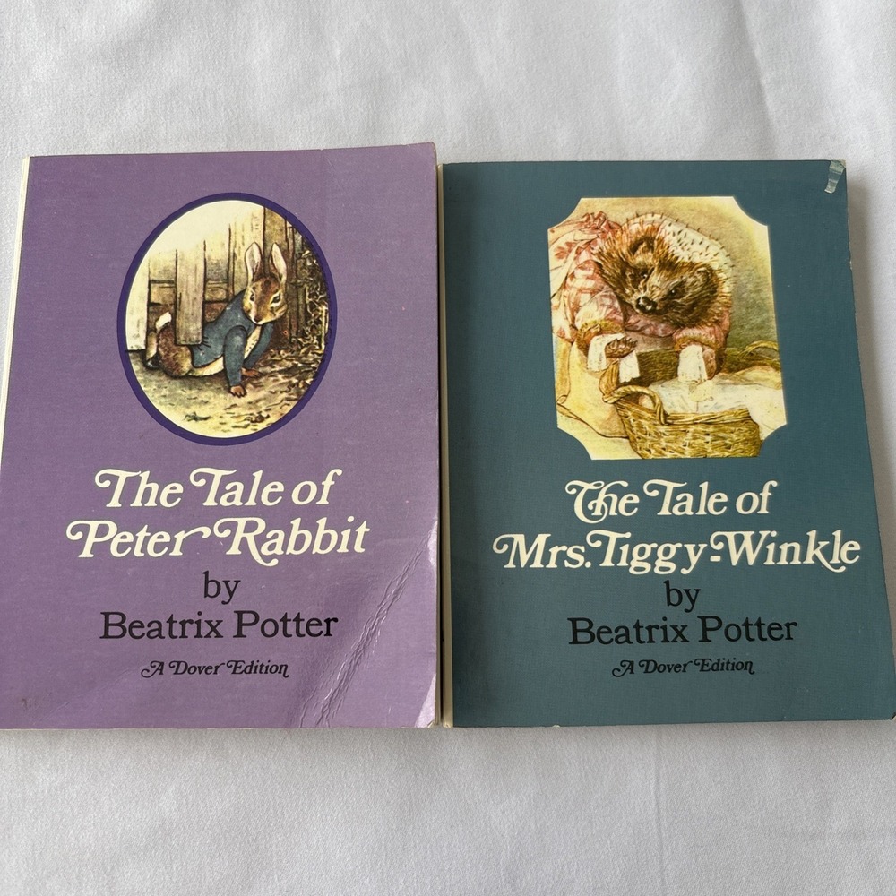 Vintage The Tale of‎ Peter Rabbit & The Tale Of Mrs. Tiggy Winkle Beatrix Potter